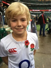 Finley Evans - England Mascot