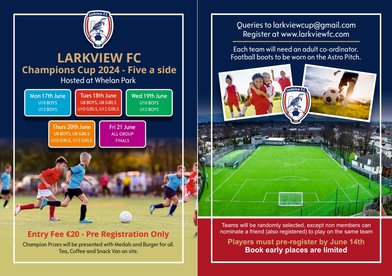 Larkview FC Champions Cup 2024 - Five a side