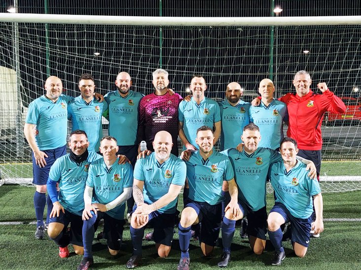 Llanelli o40s 2026 League winners