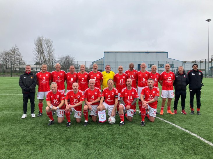 Wales o60s squad v EIRE, March 2026