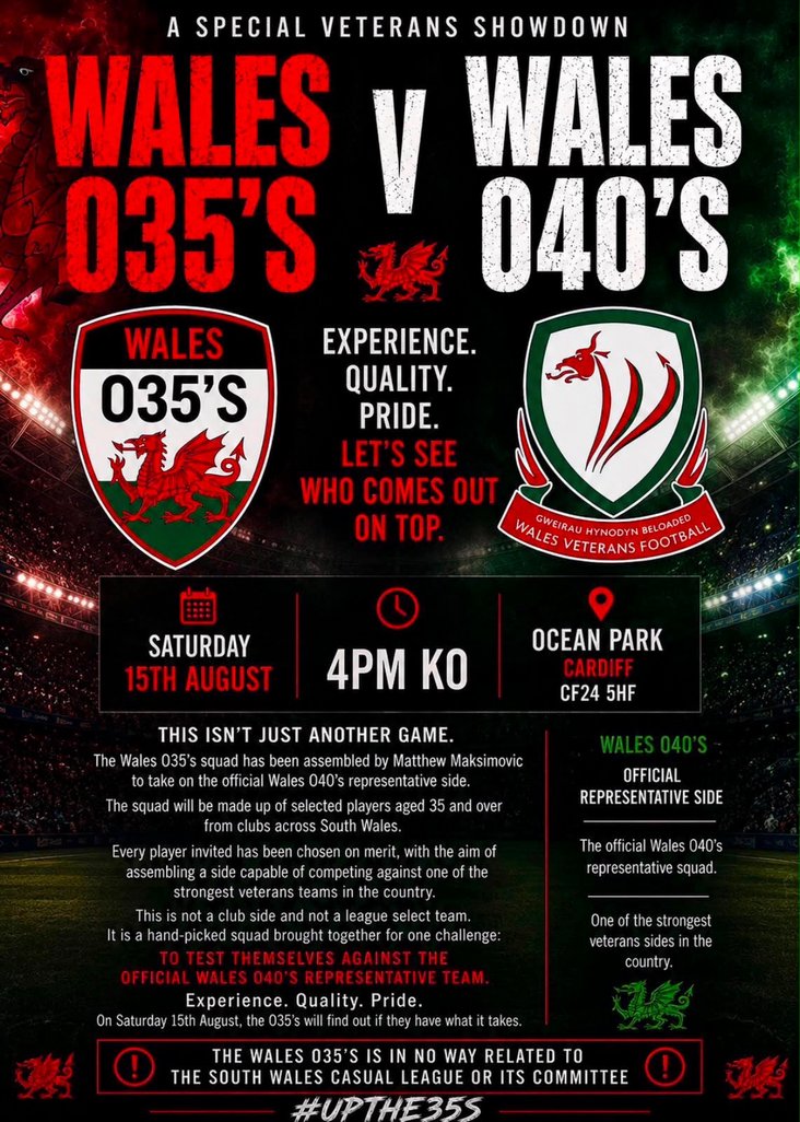 Wales o40s and o35s POSTER August 2026