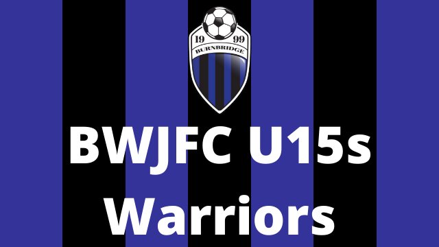 Under 15's Warriors