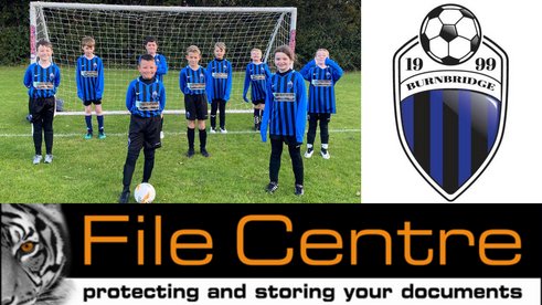 Burnbridge Wanderers Under 10s Unveil New Kit Sponsored by File Centre