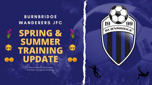 BWJFC Spring/Summer Training Sessions