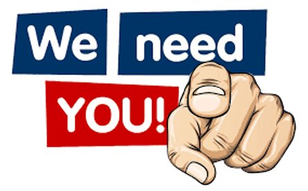 VOLUNTEERS NEEDED: