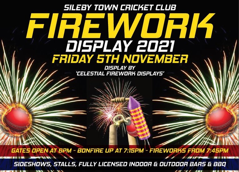 Firework display returns for 2021 Firework display returns for 2021