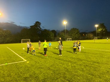 First Team Manager Coaching the Juniors