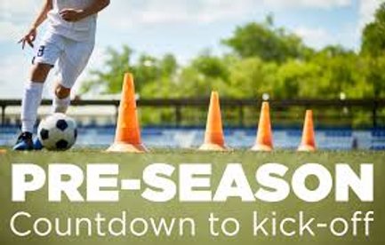 PRE SEASON TRAINING DATES -  NEW PLAYERS WELCOME