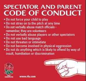 RFU Parent & Spectator Code of Conduct