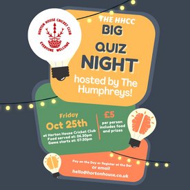 HHCC Big Quiz Night Returns!
