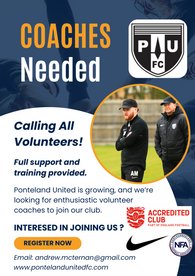 Volunteer Coaches Wanted