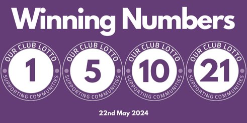 Reds Lotto Draw - Wednesday 22nd May 2024