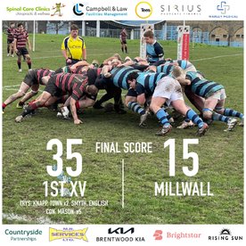 1st XV vs Millwall - Match report
