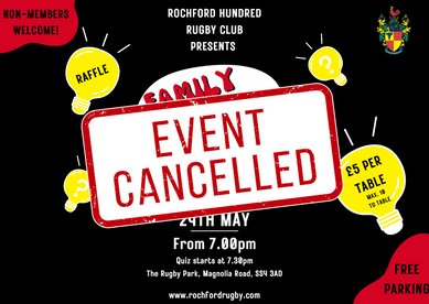 Event Cancelled - Family Quiz Night