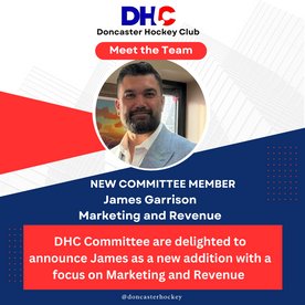 Doncaster Hockey Club Welcomes James Garrison to the Committee