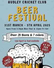 Audley CC Beer Festival 2025