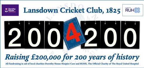 The Lansdown Cricket Club 200 for 200 Campaign