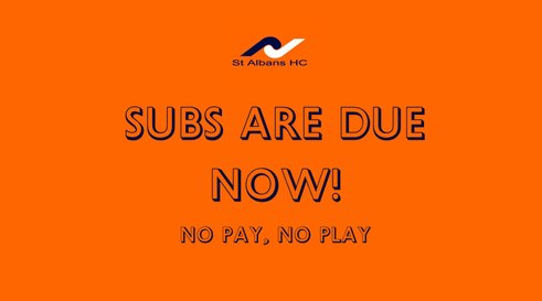 Subs are due now