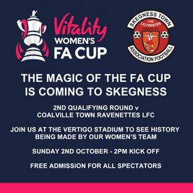 The Magic of The Women's FA Cup is coming to Skegness