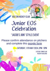 Junior End of Season Celebration