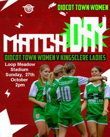 GAME DAY - Didcot Town Women In Home Action