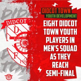 Eight Didcot Town Youth Players in Youth Devs Win