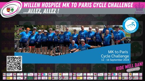 MK to Paris Cycle Challenge for Willen Hospice