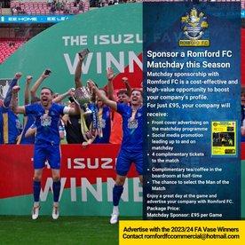 ADVERTISING & SPONSORSHIP OPPORTUNITIES 2024-25