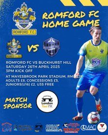 Romford v Buckhurst Hill Preview