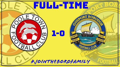 Poole Town 1-0 Gosport Borough