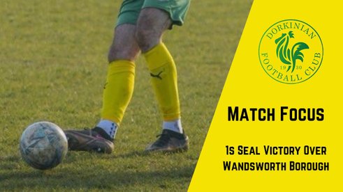 Dorkinian 1st XI  1  -  0  Wandsworth Borough