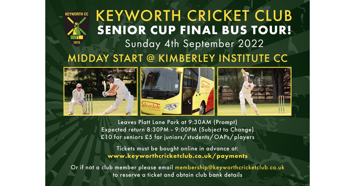 Senior League Cup Final 22 Sunday 4th September Senior League Cup Final 22 Sunday 4th September