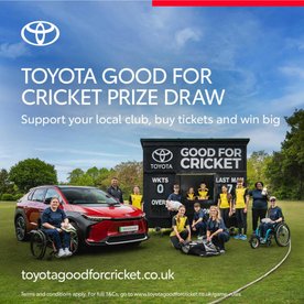 Toyota Good for Cricket Raffle - £250k Prize Pot