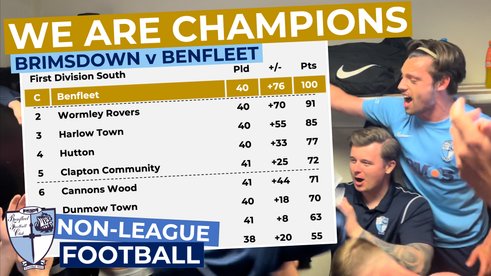 Watch: Brimsdown v Benfleet