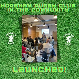 Launch of Horsham Rugby Club in the Community