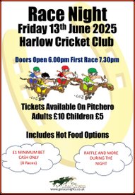 HCC Race Night - 13th June 2025