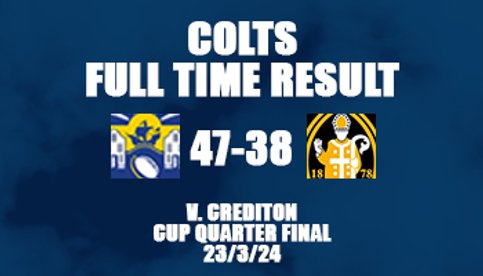 Colts 47-38 Crediton