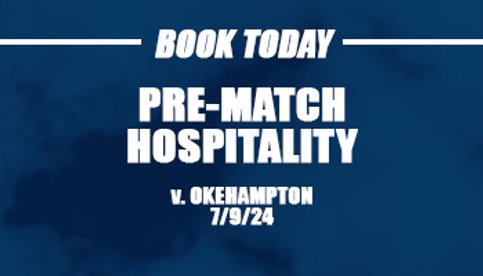 Pre-Match Meal Hospitality - 7th September
