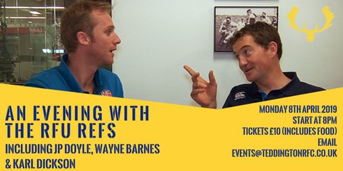 An evening with the Premiership Refs