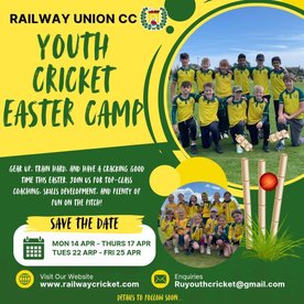 Railway Union Cricket Club Youth Section: Season 2025