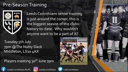 Pre Season start date announed!