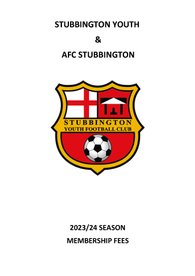 Stubbington Football Club Season Fees 2023/24