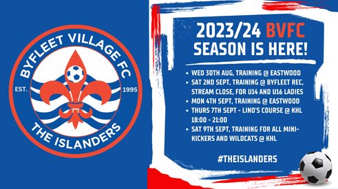 The Byfleet Village FC 2023/24 season is HERE!