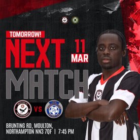 Moulton take on Desborough Town on Tuesday (KO 7:45)