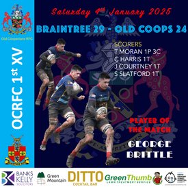 *1st XV Player of the Match*