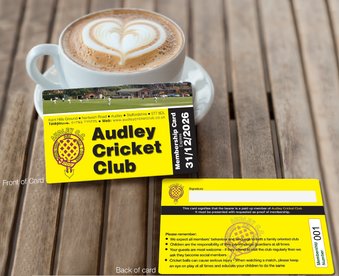 Audley Cricket Club 2026 Memberships Now Available!