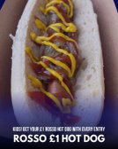 Rosso £1 Hot Dog
