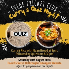 Curry & Quiz Night - 10th August
