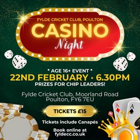Casino Night - Saturday 22nd February
