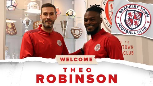 Brackley Town sign striker Theo Robinson